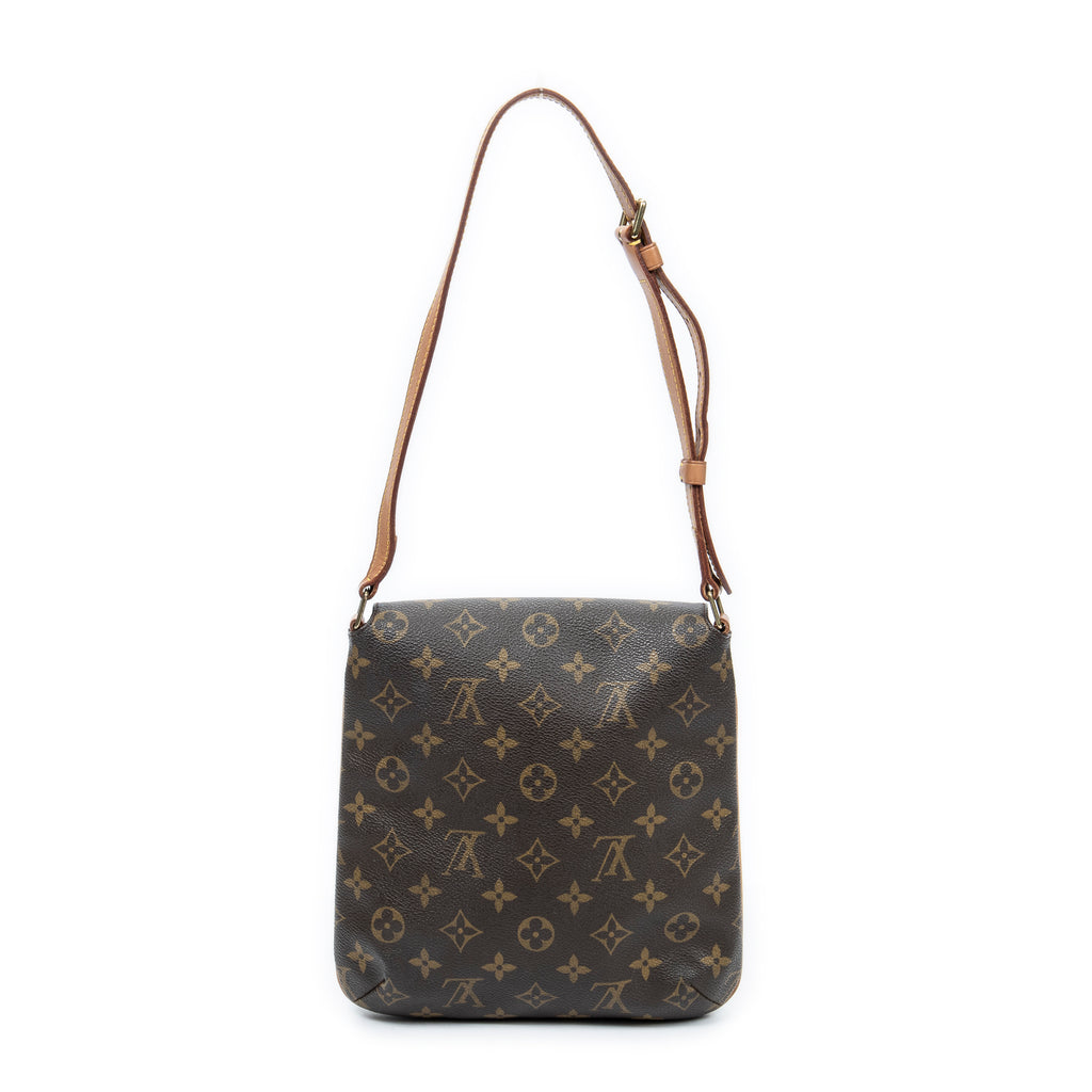 Shoulder Bag Musette Salsa Brown Monogram Canvas