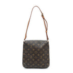 Shoulder Bag Musette Salsa Brown Monogram Canvas