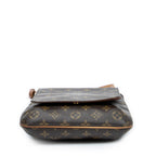 Shoulder Bag Musette Salsa Brown Monogram Canvas