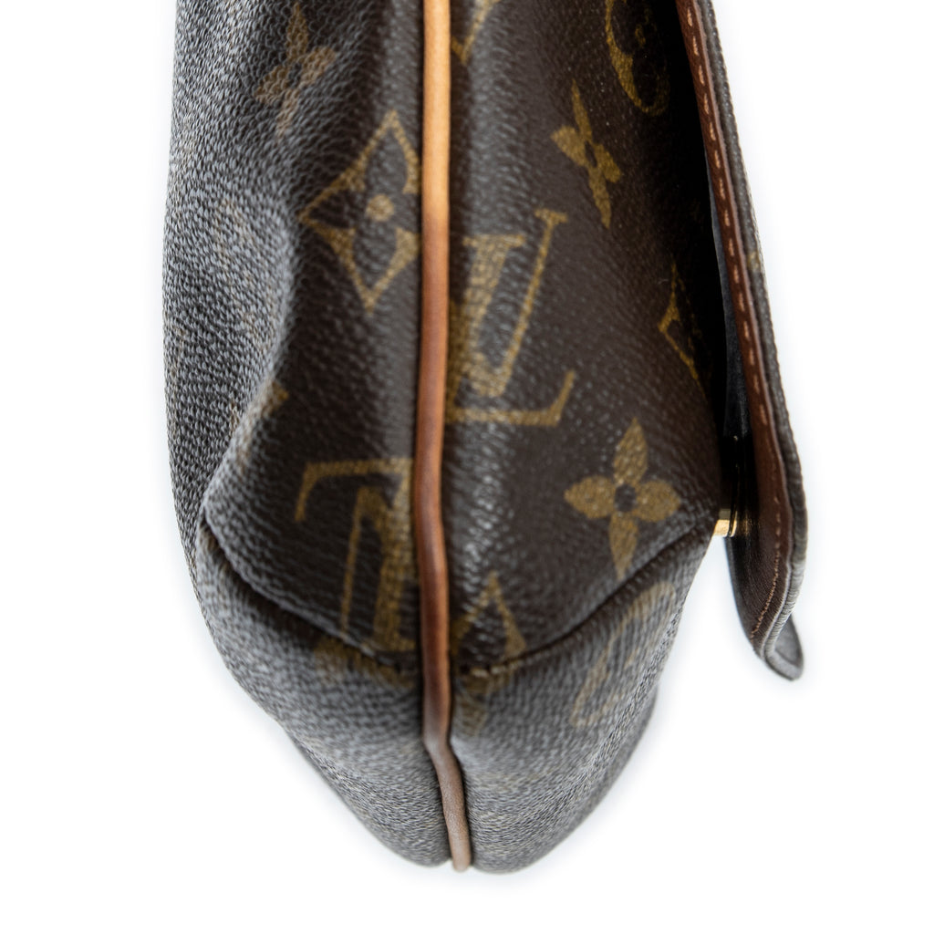 Shoulder Bag Musette Salsa Brown Monogram Canvas