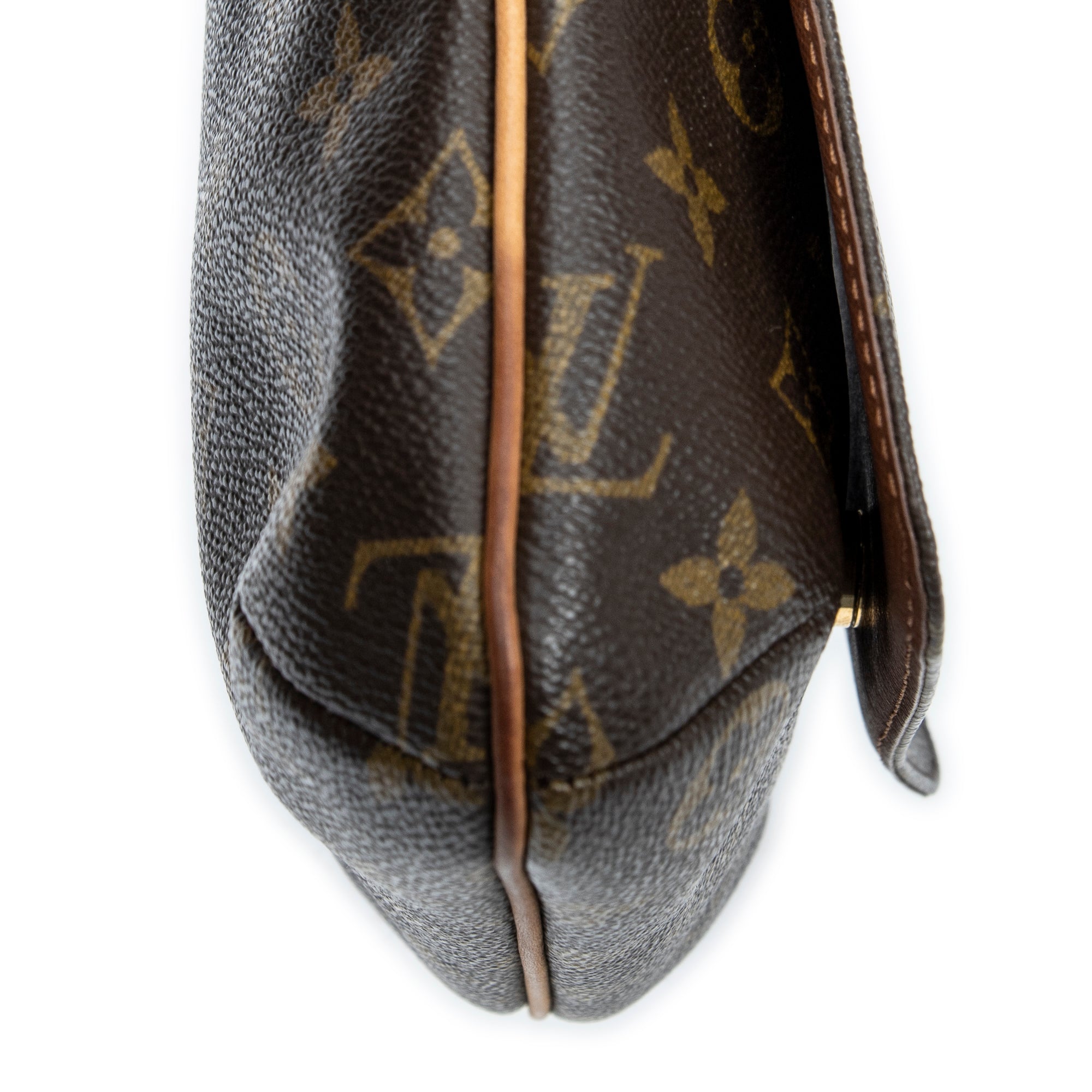 Shoulder Bag Musette Salsa Brown Monogram Canvas