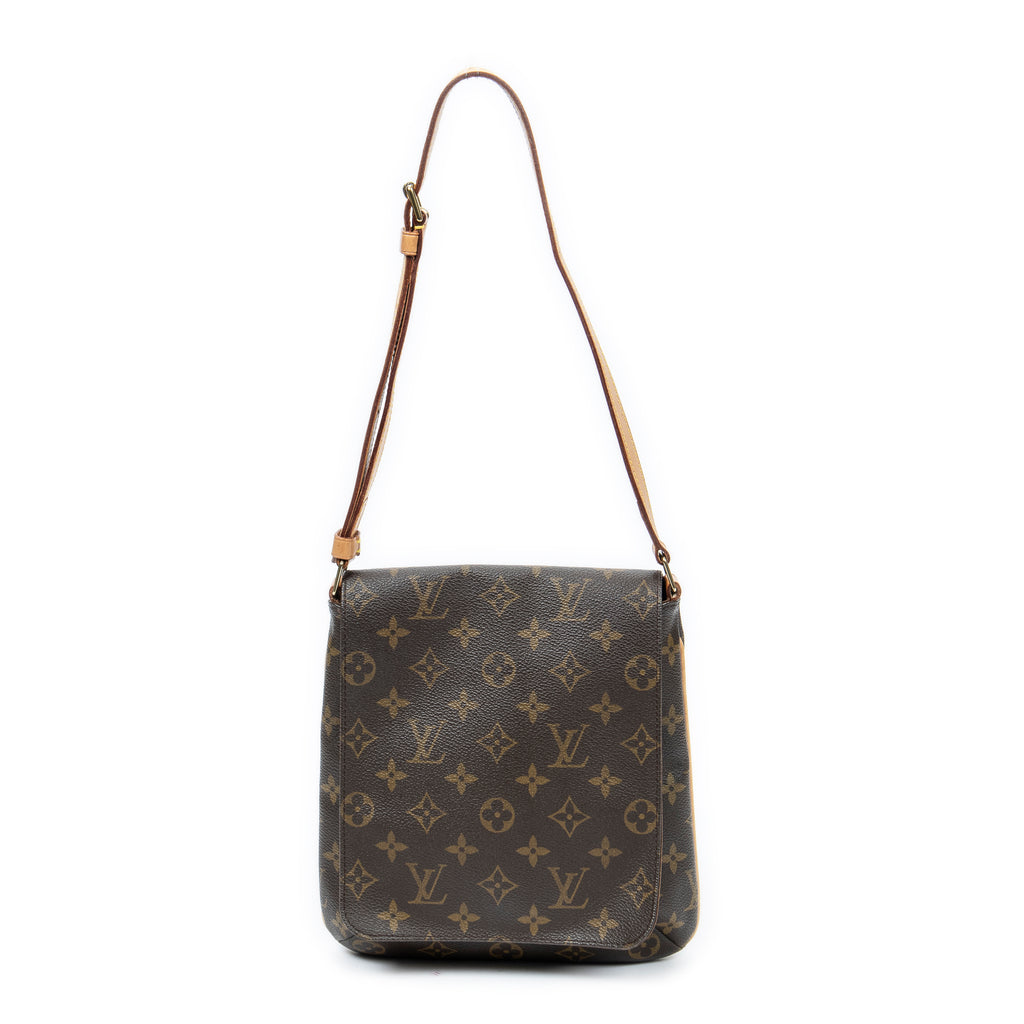 Shoulder Bag Musette Salsa Brown Monogram Canvas