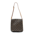 Shoulder Bag Musette Salsa Brown Monogram Canvas