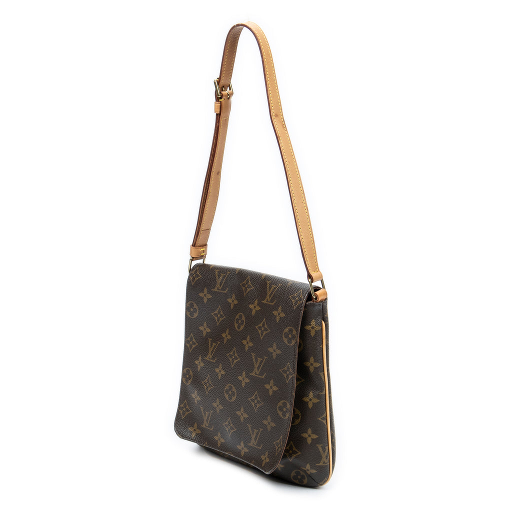 Shoulder Bag Musette Salsa Brown Monogram Canvas