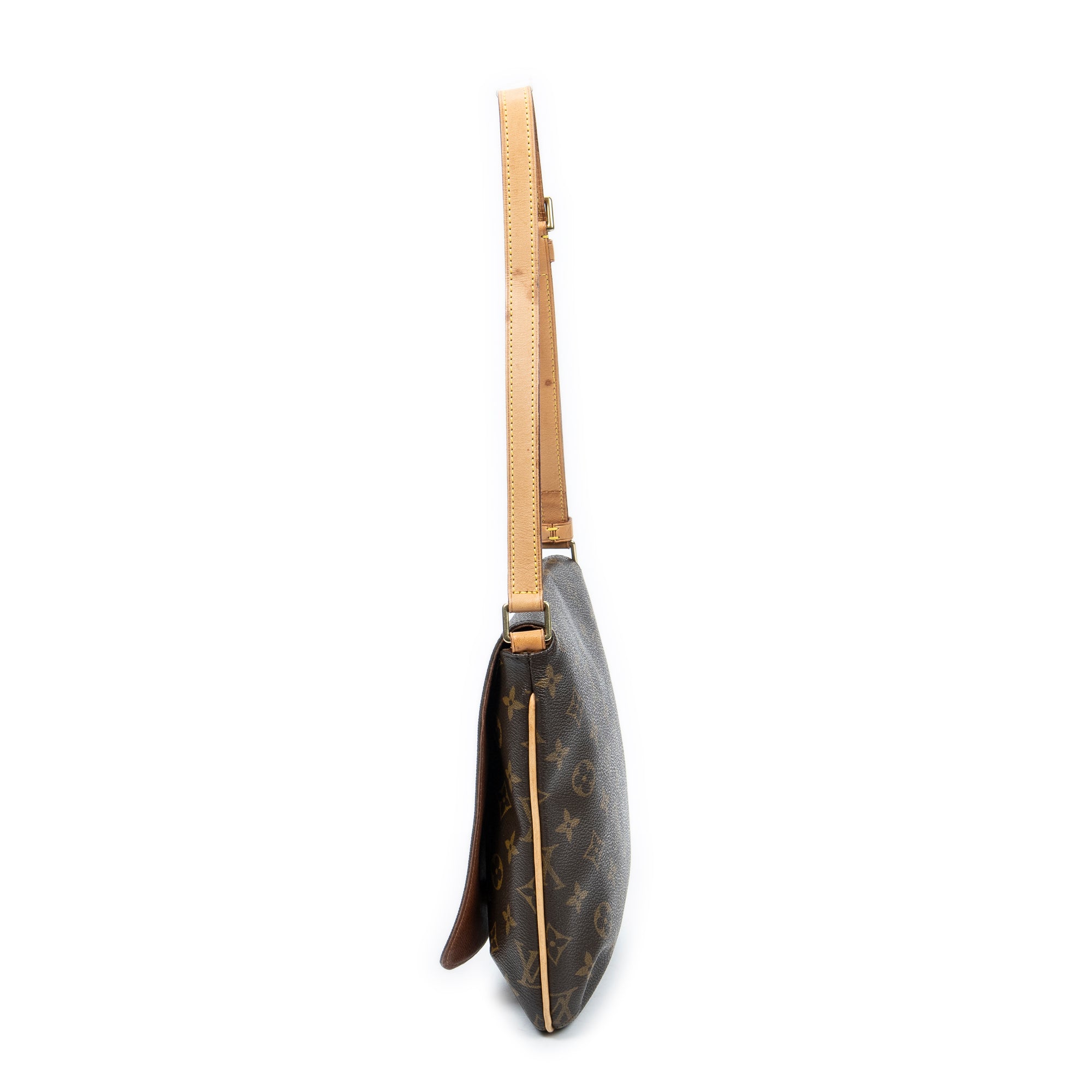 Shoulder Bag Musette Salsa Brown Monogram Canvas