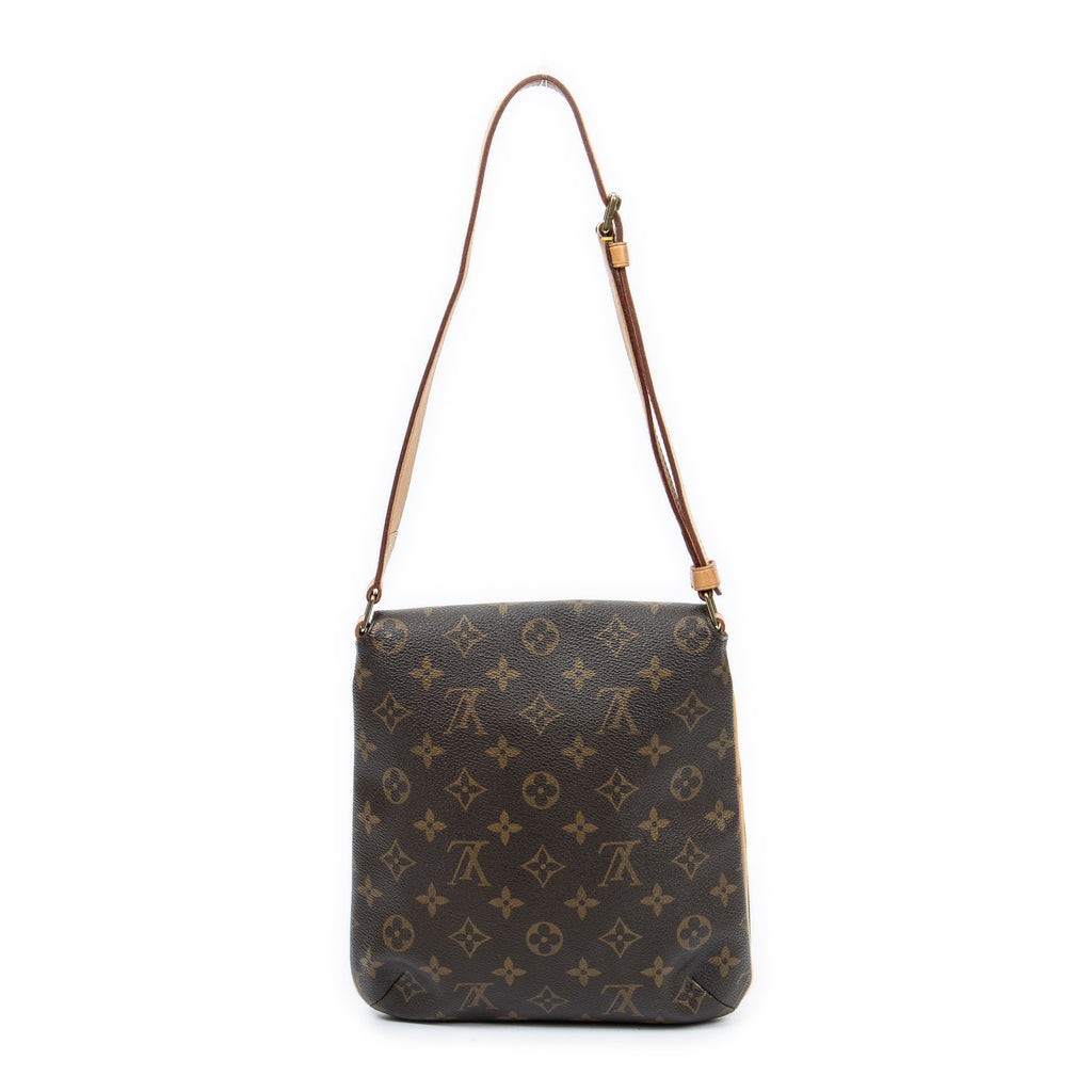Shoulder Bag Musette Salsa Brown Monogram Canvas