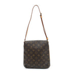 Shoulder Bag Musette Salsa Brown Monogram Canvas