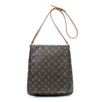 Shoulder Bag Musette Brown Monogram Canvas