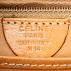 Handbag Vintage Top Handle Flap Brown Macadam Coated Canvas