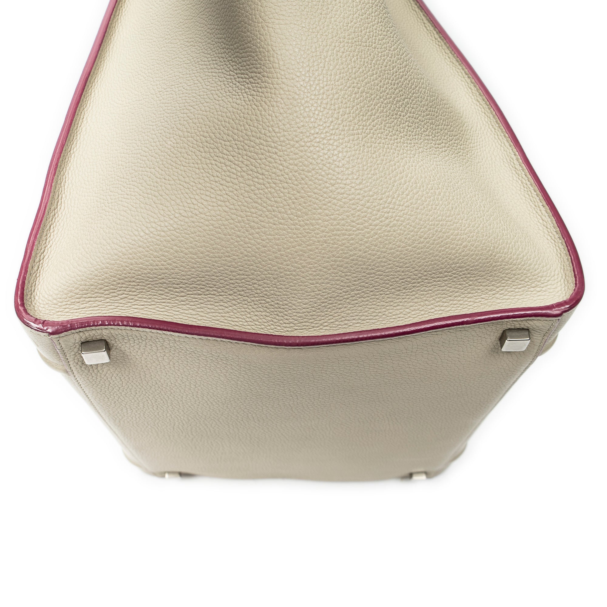 Handbag Medium Phantom Beige Calfskin Leather