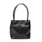 Shoulder Bag Timeless Shopping Tote Black Caviar Leather