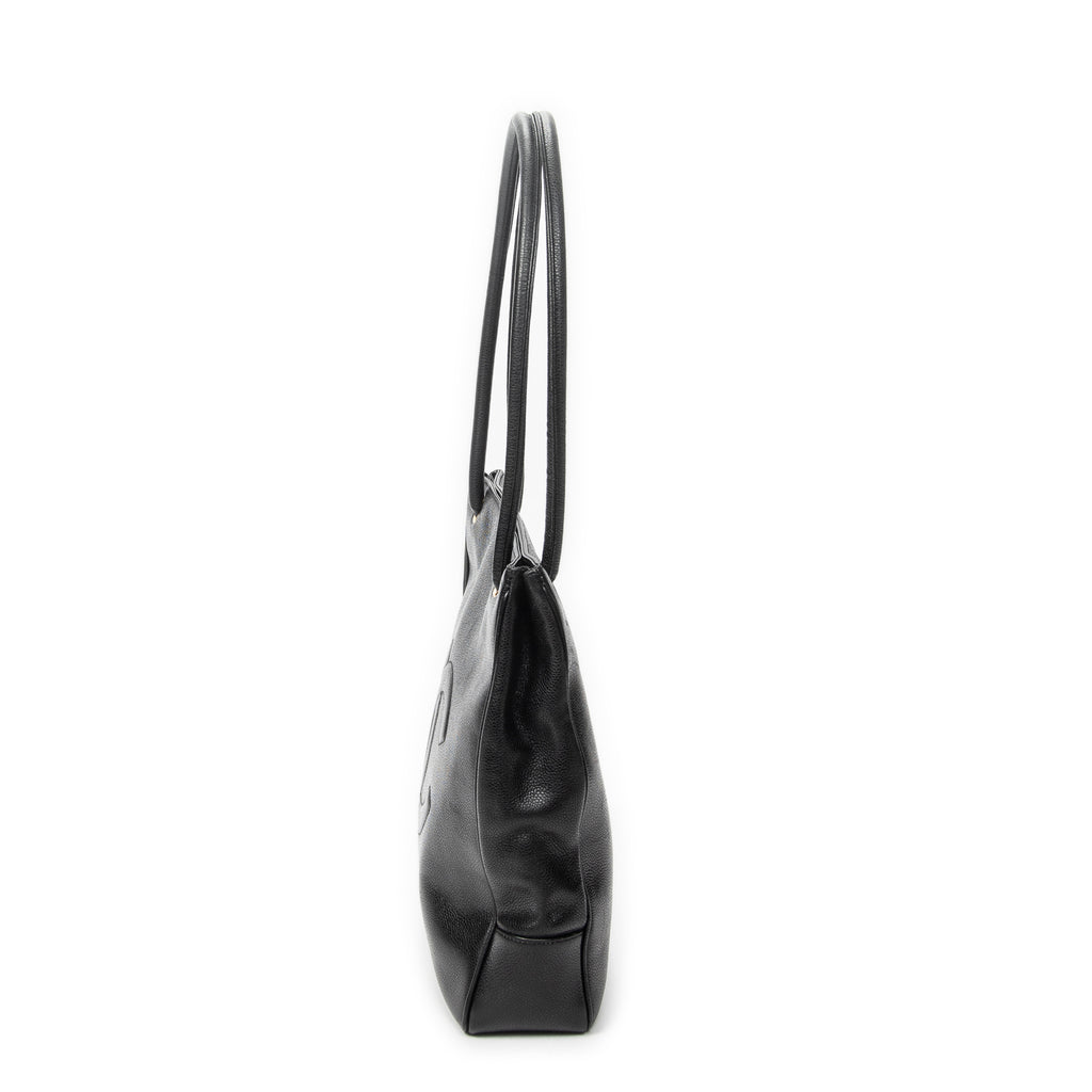Shoulder Bag Timeless Shopping Tote Black Caviar Leather