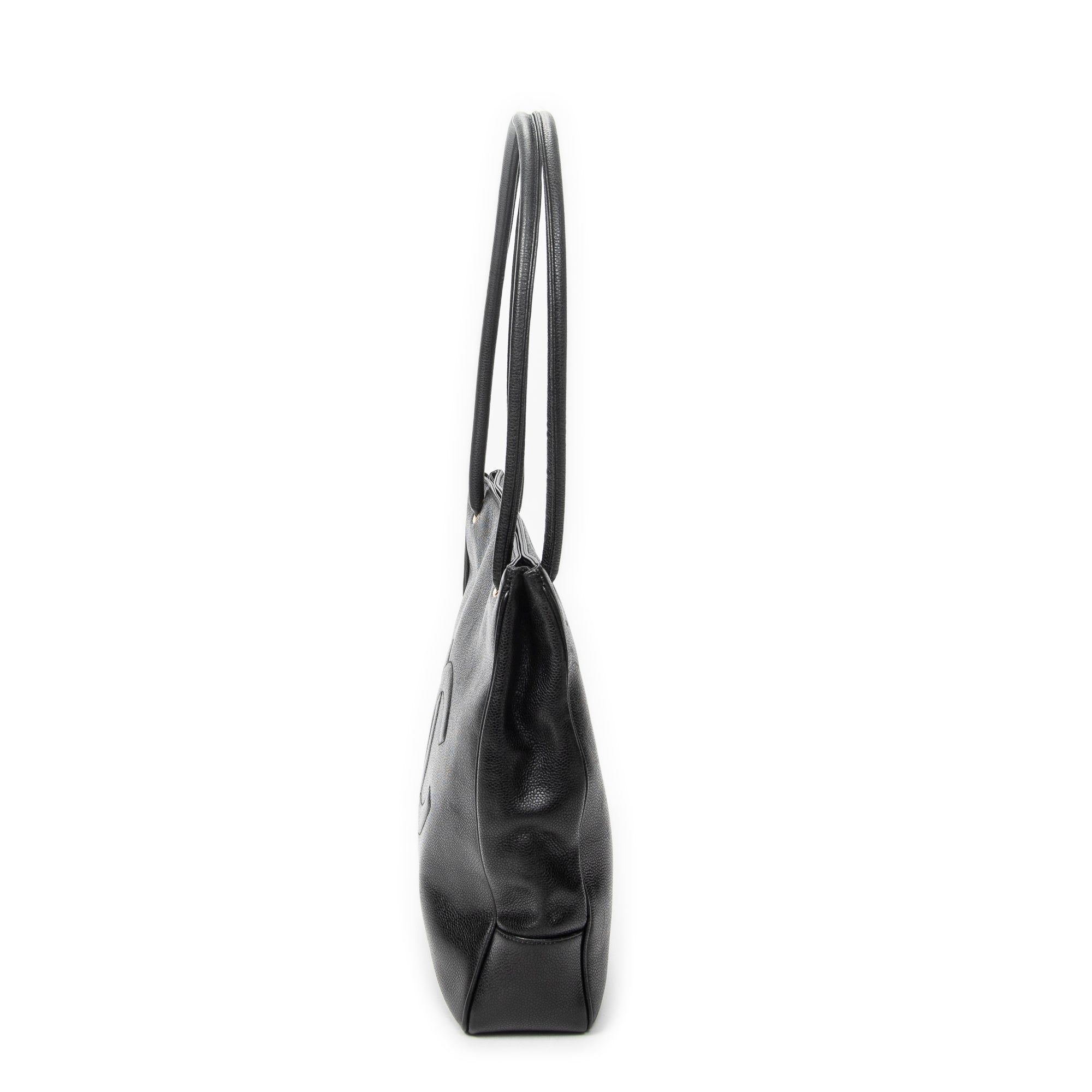 Shoulder Bag Timeless Shopping Tote Black Caviar Leather
