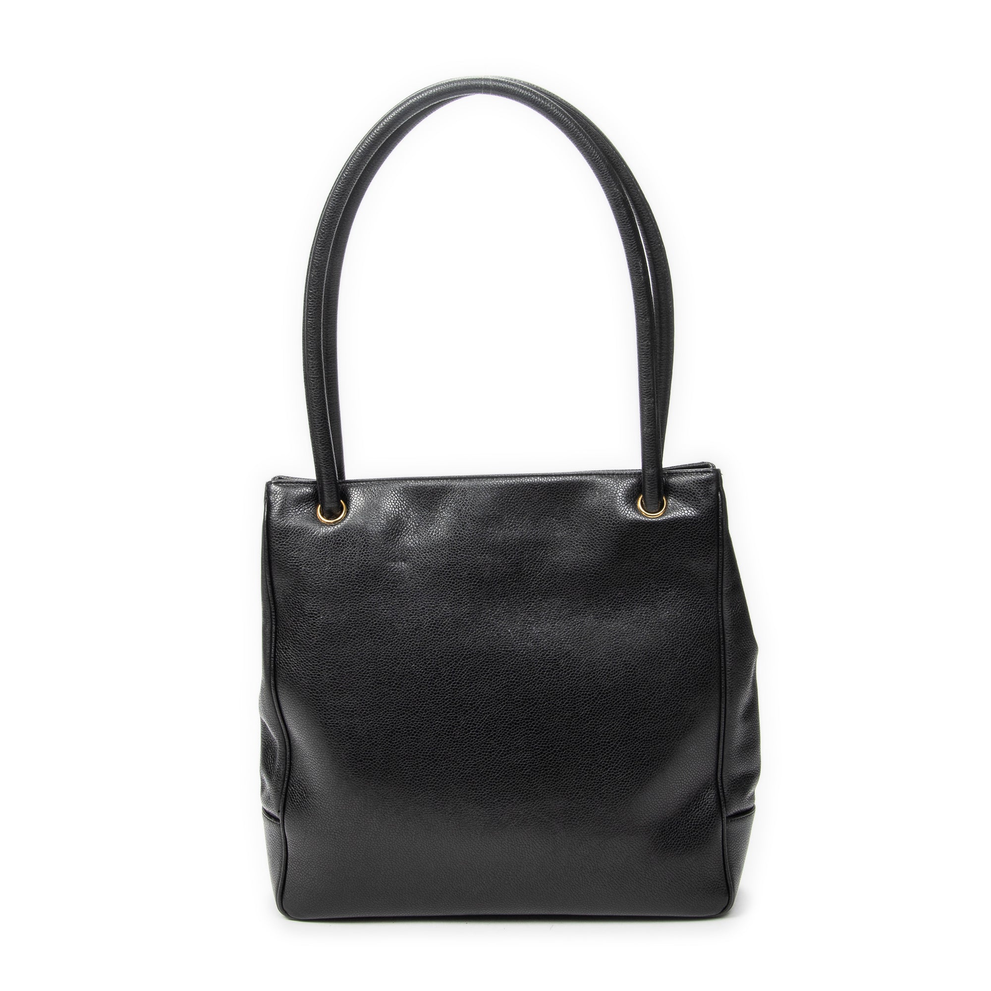 Shoulder Bag Timeless Shopping Tote Black Caviar Leather