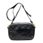 Shoulder Bag Eden Camera Crossbody Black Calfskin Leather
