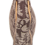 Shoulder Bag Mini Saddle Pochette Brown Diorissimo Canvas