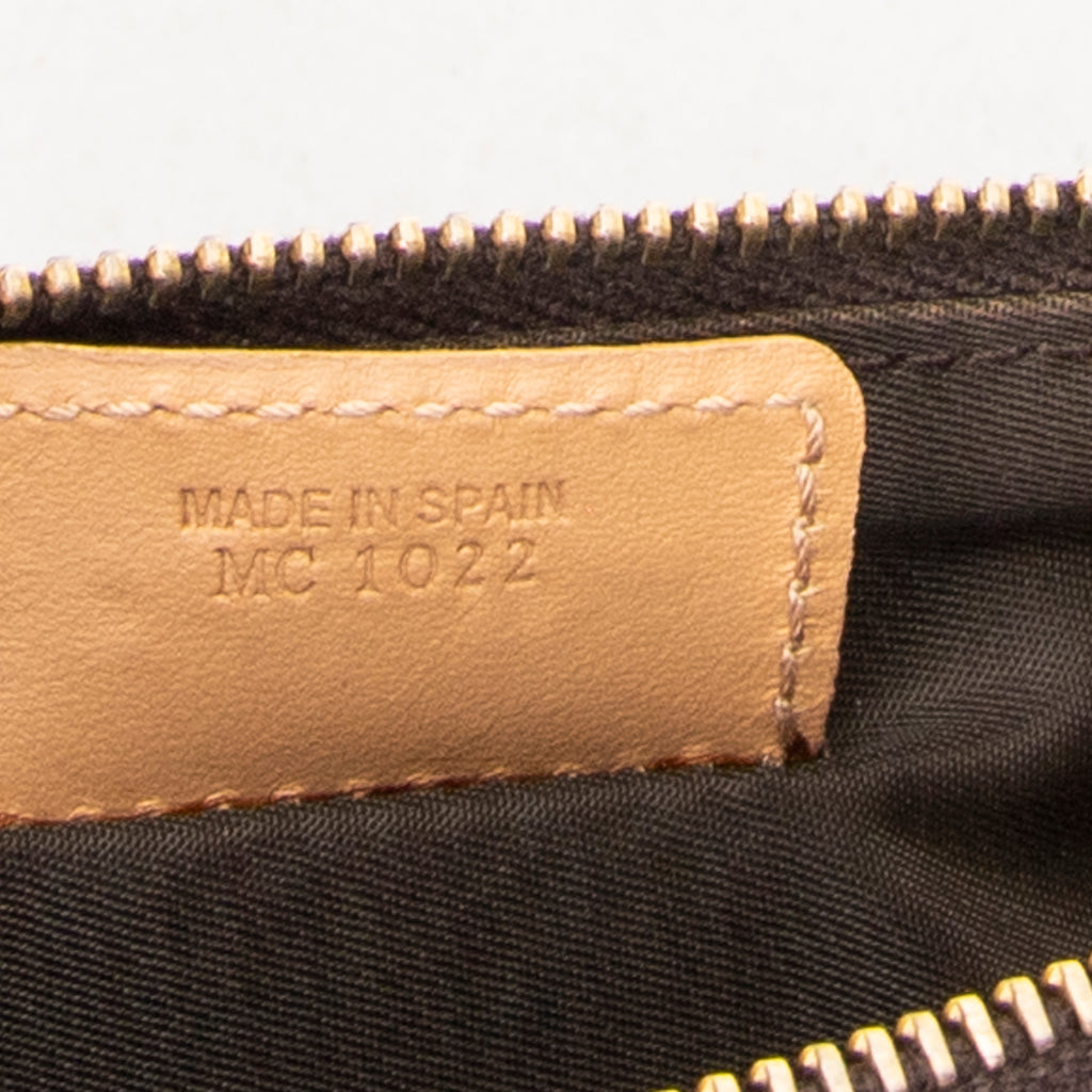 Shoulder Bag Mini Saddle Pochette Brown Diorissimo Canvas