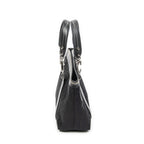 Handbag Vintage Embroidered Trotter Tote Black Embroidered Diorissimo Canvas