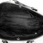 Handbag Vintage Embroidered Trotter Tote Black Embroidered Diorissimo Canvas