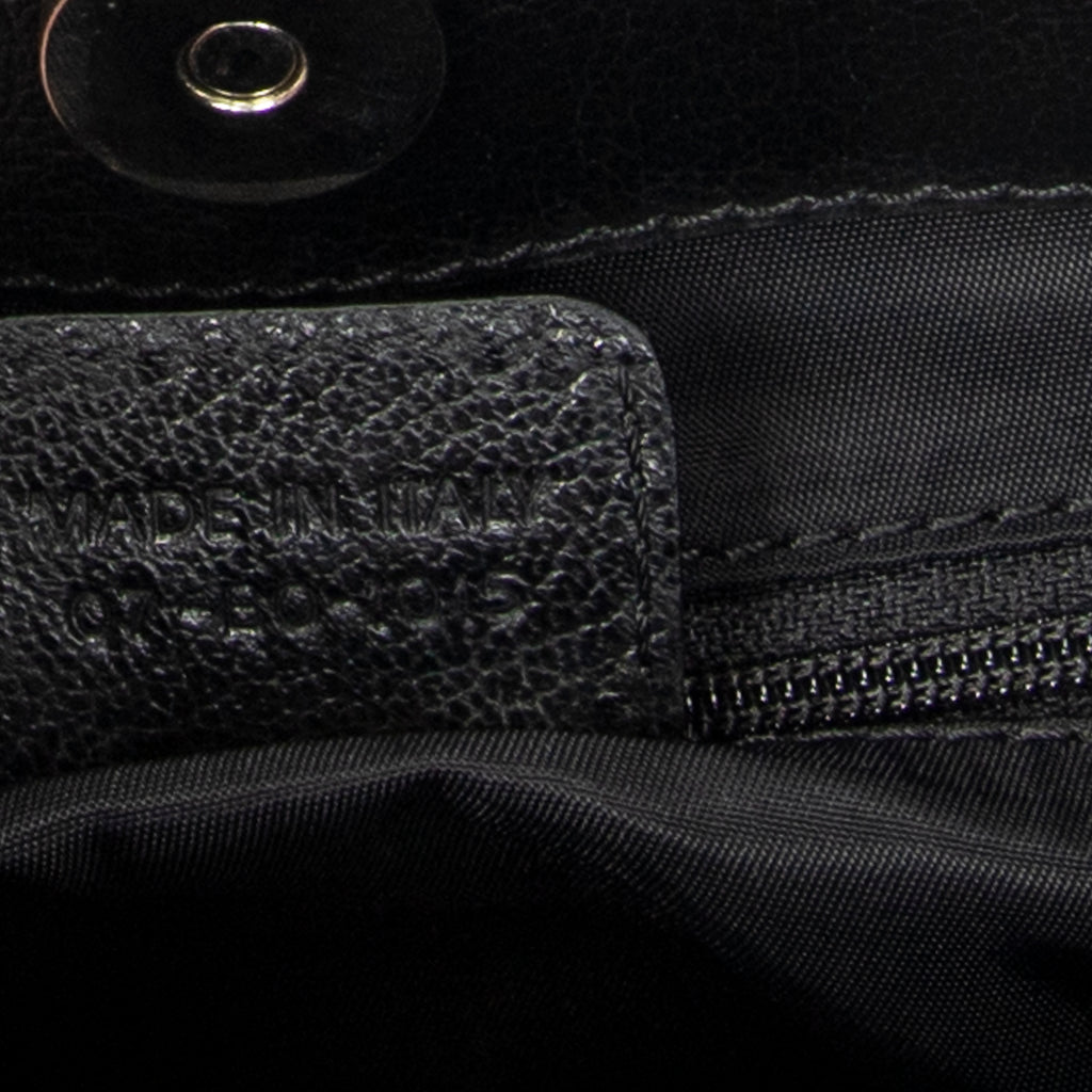 Handbag Vintage Embroidered Trotter Tote Black Embroidered Diorissimo Canvas