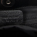 Handbag Vintage Embroidered Trotter Tote Black Embroidered Diorissimo Canvas