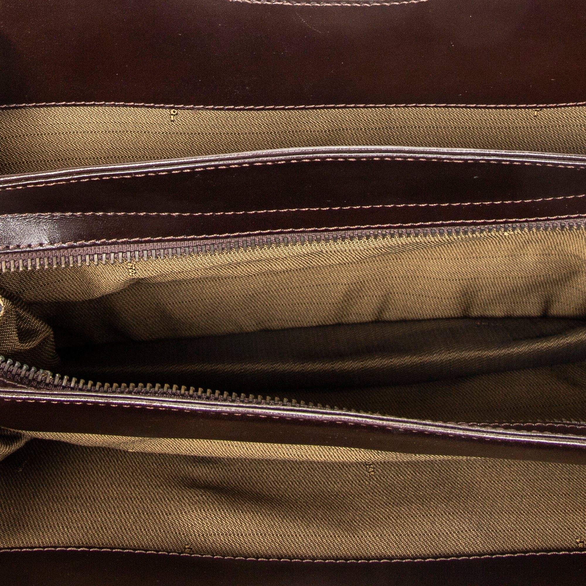 Handbag Vintage FF Zip Tote Tan Zucca Canvas