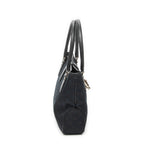 Handbag Small Jackie 1961 Tote Black Monogrammed Canvas