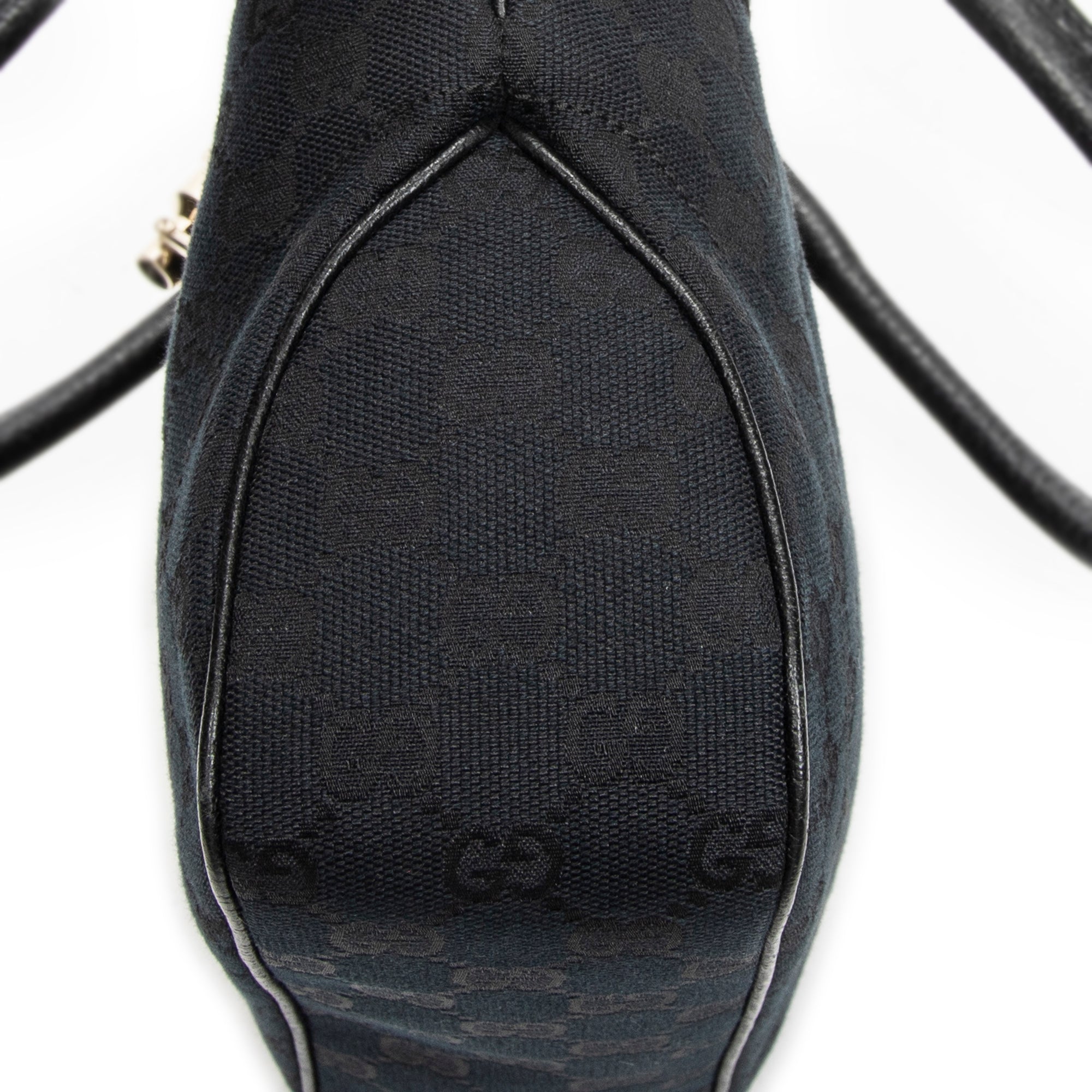 Handbag Small Jackie 1961 Tote Black Monogrammed Canvas