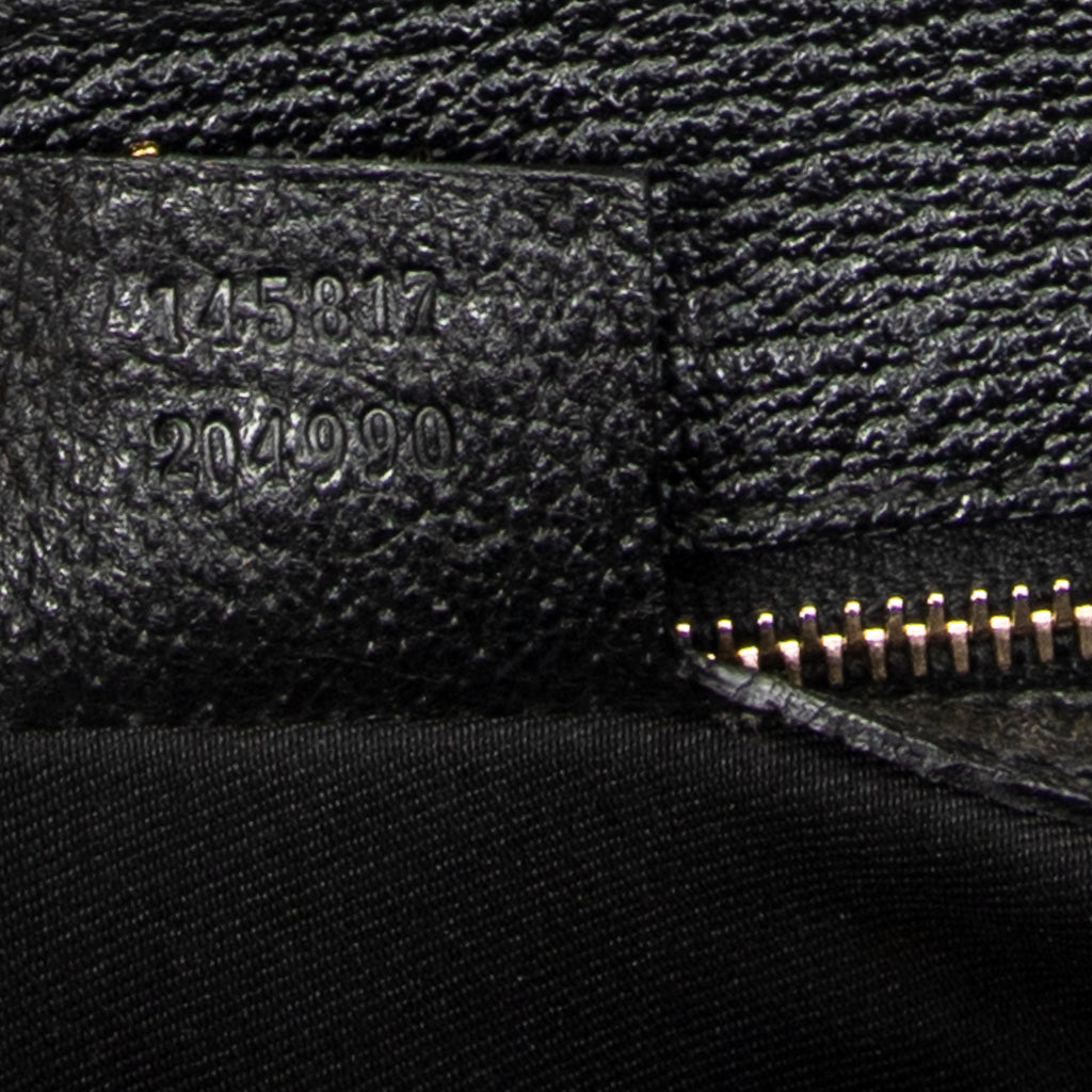 Handbag Small Jackie 1961 Tote Black Monogrammed Canvas