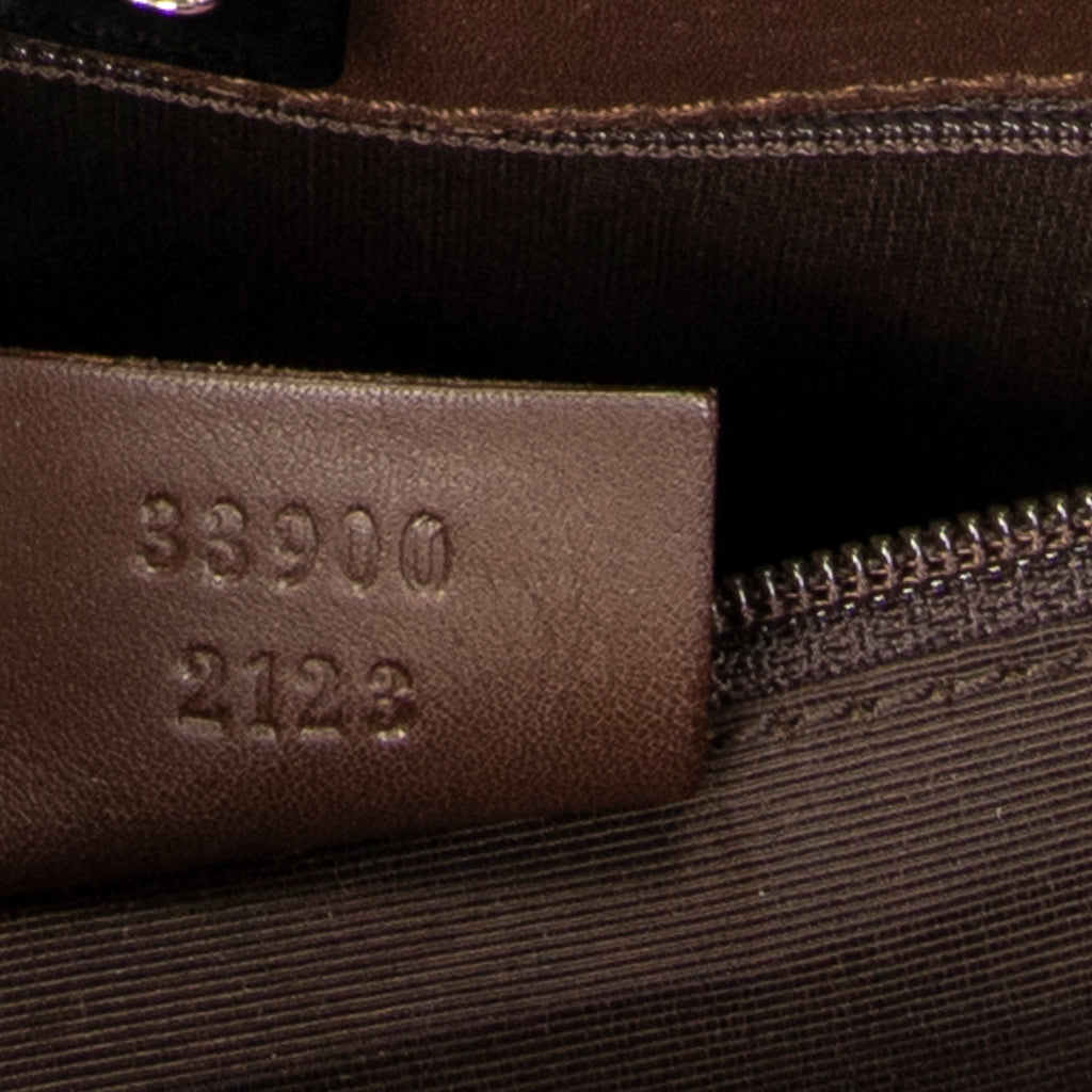 Shoulder Bag Shoulder Hobo Beige Monogrammed Canvas
