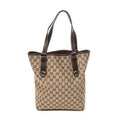Shoulder Bag Charmy Tote Beige Monogrammed Canvas