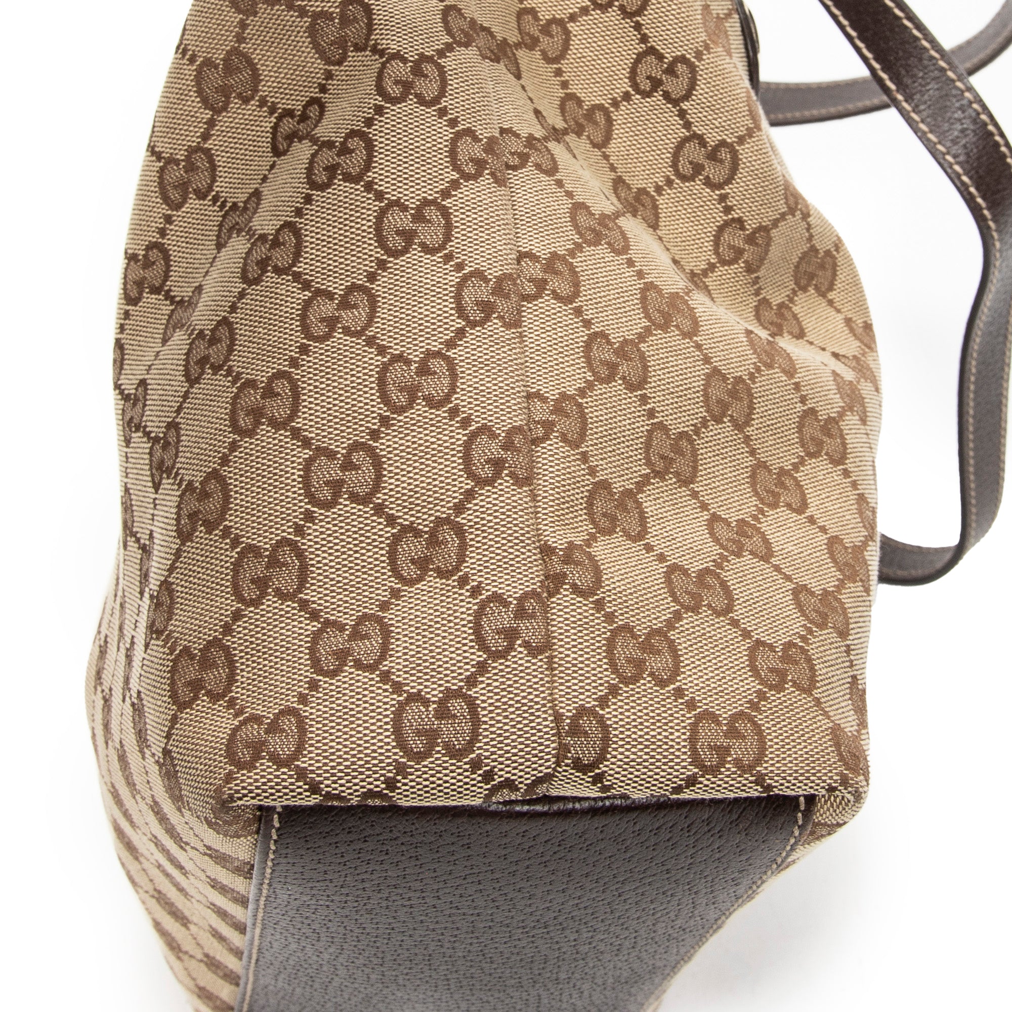Shoulder Bag Charmy Tote Beige Monogrammed Canvas