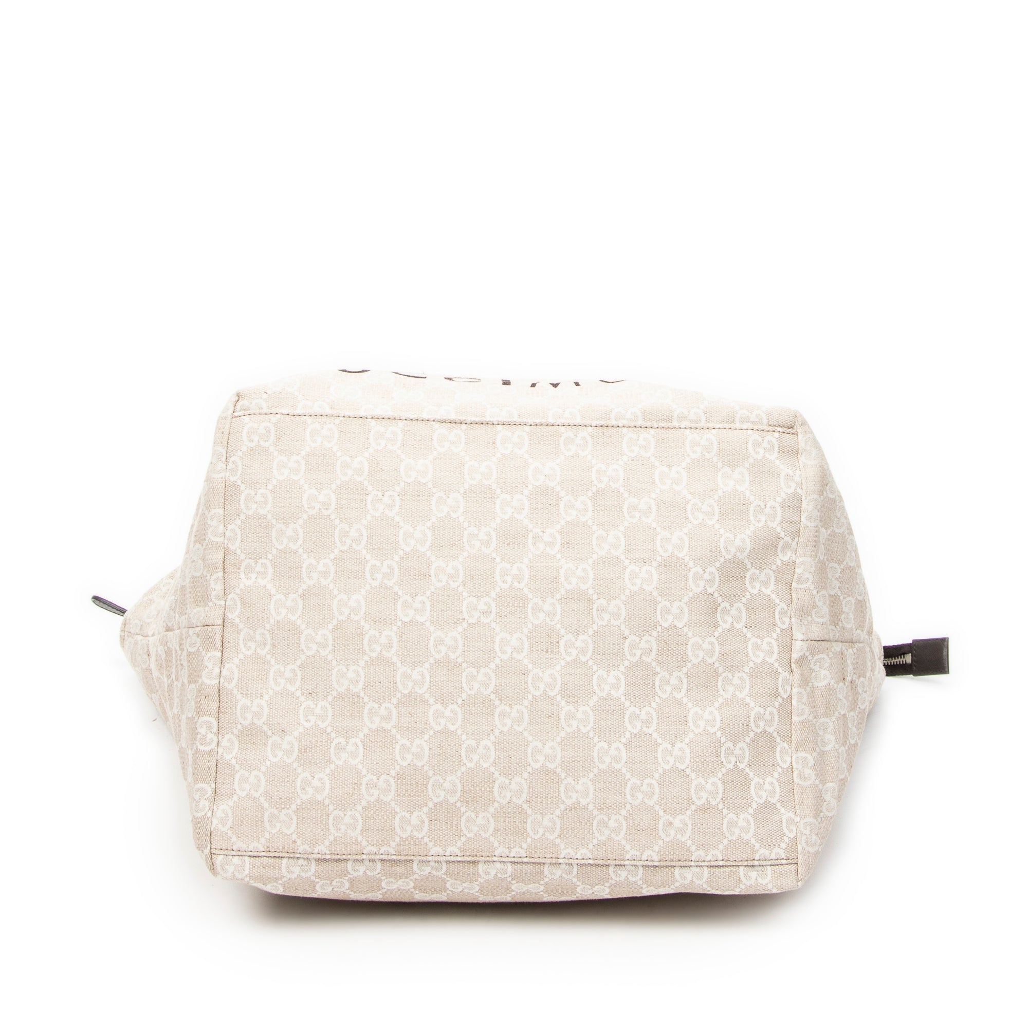 Shoulder Bag Museo Tote Beige Monogrammed Canvas