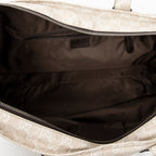 Shoulder Bag Museo Tote Beige Monogrammed Canvas