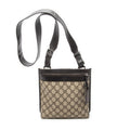 Shoulder Bag Small Crossbody Beige Supreme Coated Canvas
