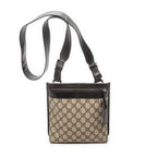 Shoulder Bag Small Crossbody Beige Supreme Coated Canvas
