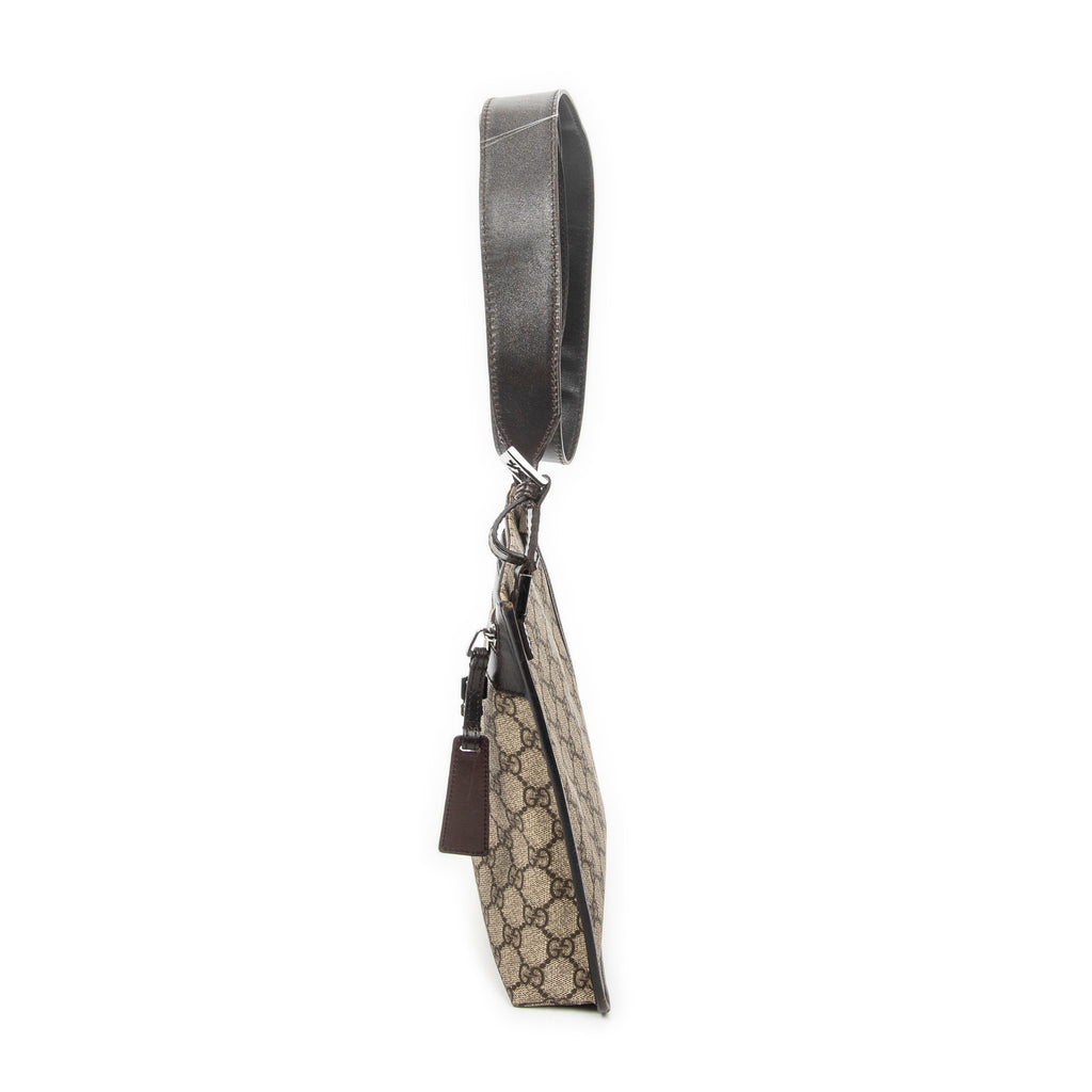 Shoulder Bag Small Crossbody Beige Supreme Coated Canvas