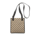 Shoulder Bag Small Crossbody Beige Supreme Coated Canvas