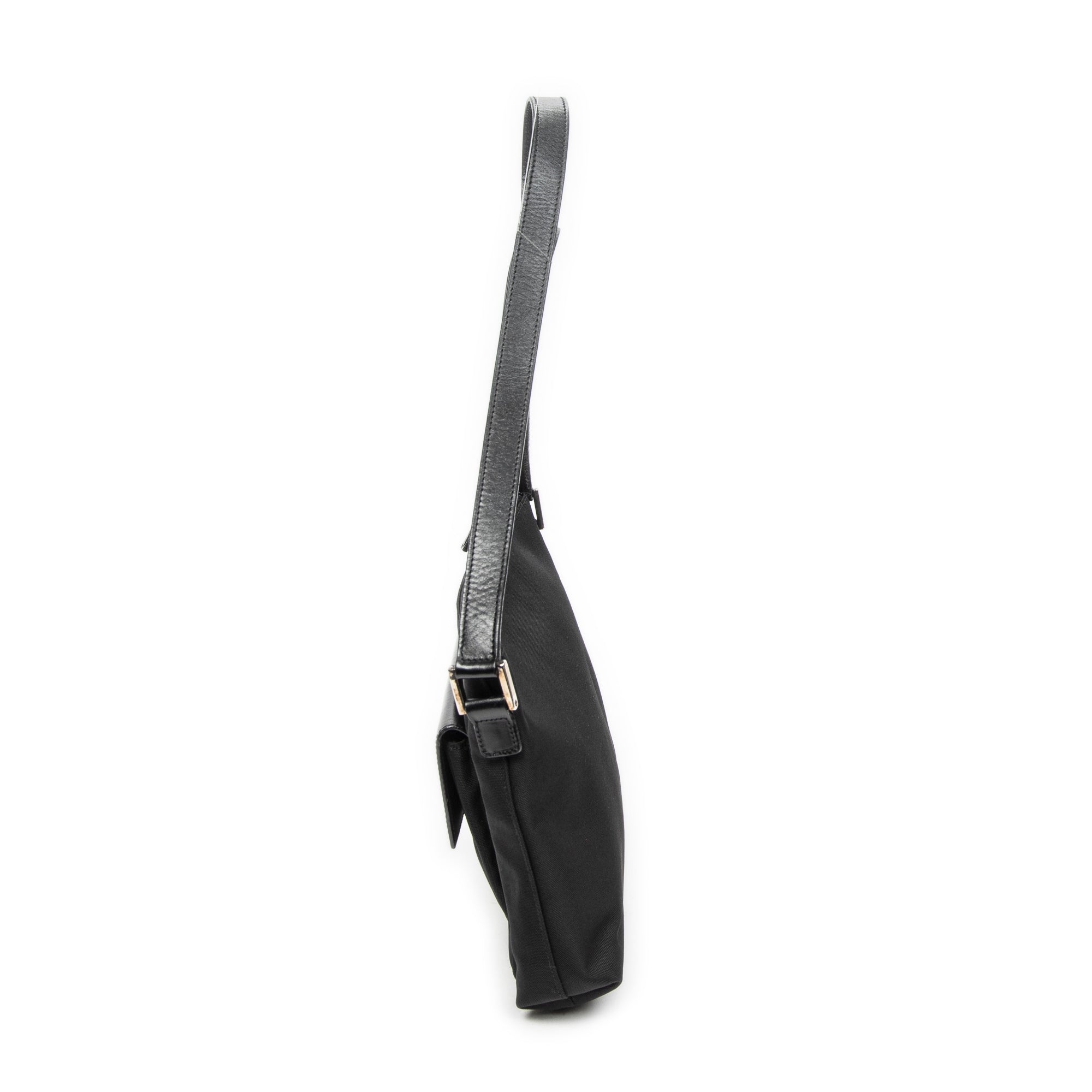 Shoulder Bag G Pushlock Shoulder Tote Black Nylon Canvas
