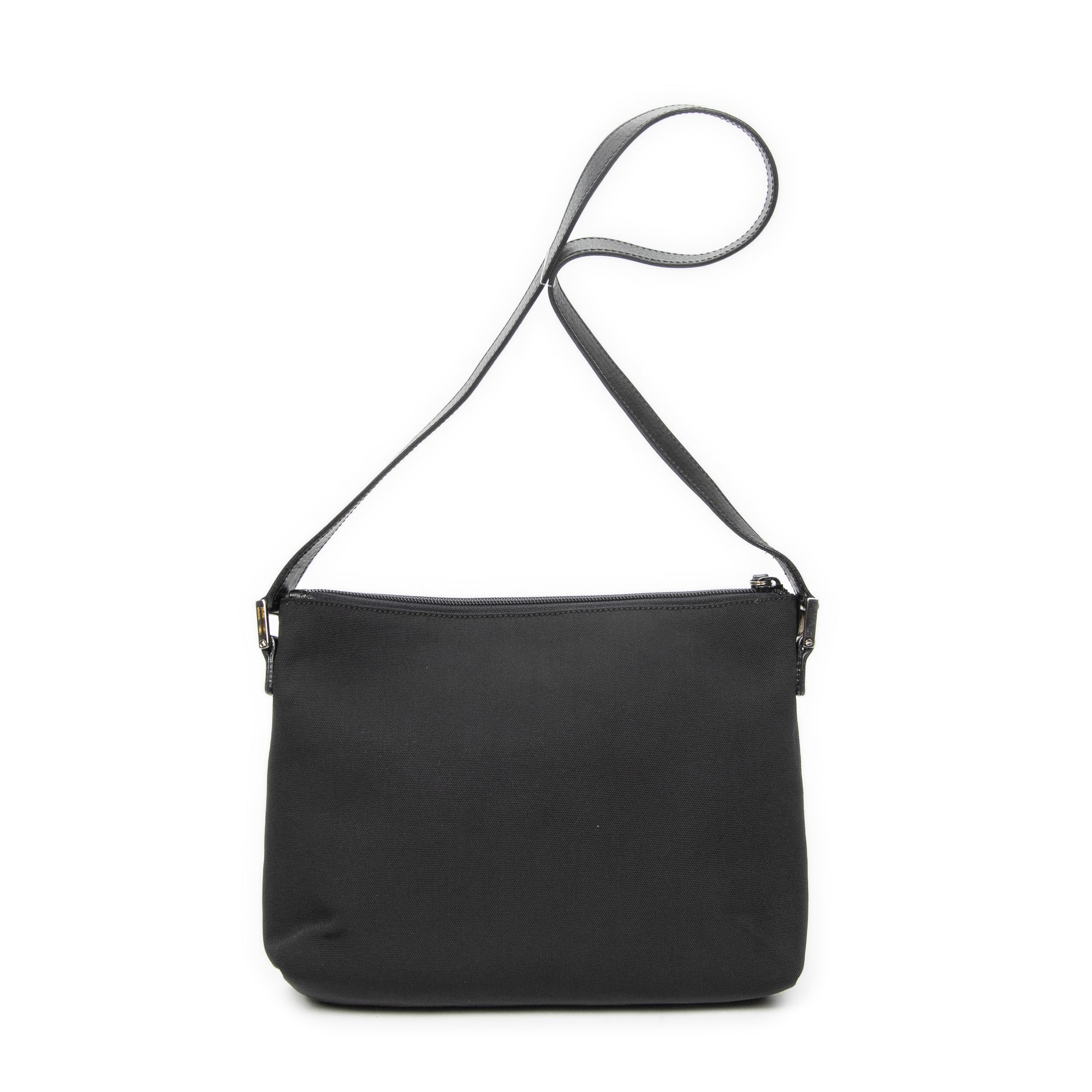 Shoulder Bag G Pushlock Shoulder Tote Black Nylon Canvas
