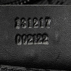 Travel Bag Double Zip Weekender Black Nylon Canvas