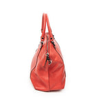 Shoulder Bag Medium GG Charm Top Handle Red Grained Calfskin Leather