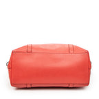 Shoulder Bag Medium GG Charm Top Handle Red Grained Calfskin Leather