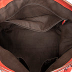 Shoulder Bag Medium GG Charm Top Handle Red Grained Calfskin Leather