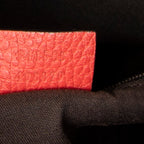 Shoulder Bag Medium GG Charm Top Handle Red Grained Calfskin Leather