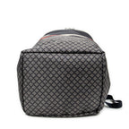 Backpack Stripe Backpack Navy Diamante Nylon Canvas