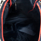 Backpack Stripe Backpack Navy Diamante Nylon Canvas
