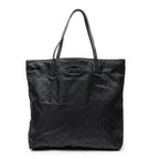 Shoulder Bag Large Shopping Tote Black Guccissima Nylon Canvas