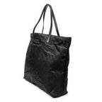 Shoulder Bag Large Shopping Tote Black Guccissima Nylon Canvas