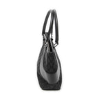 Shoulder Bag Jacquard Tote Black Monogrammed Canvas